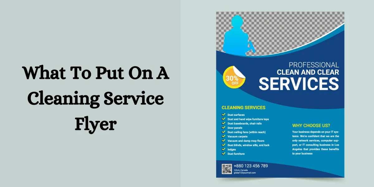 what to put on a cleaning service flyer (1)